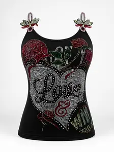 Blusa con diamante