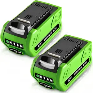 9.0Ah 40 Volt Lithium 29462 29472 Battery Replacement for GreenWork 40V Battery, Compatible with GreenWork 40V G-MAX Power Tools 29252 20202 22262 25312 25322 20642 22272 27062 21242 (Not for Gen 1)