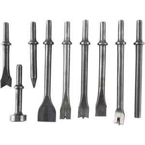 Pneumatic Chisel Set Air Hammer Punch Chipping Bits Tool