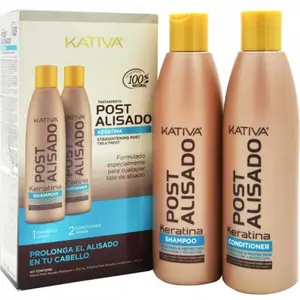 KT Post Ali Keratin Treatment Kit, Formaldehyde-Free Hair Straightening and Repair, Long-Lasting Smooth Results, 2 Units