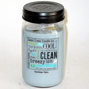 Swan Creek 100% Soy 24 Oz. Jar Candle - Summer Rain