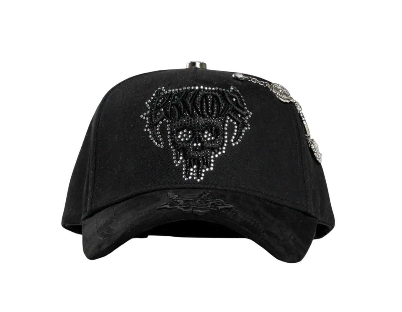 EL BARBAS HATS CRIME BLACK SNAPBACK HAT BARCRIME BKOUT