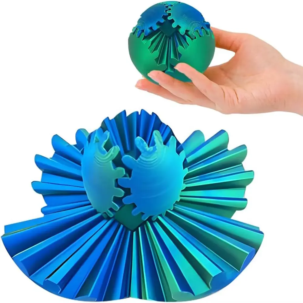 Expandable Transforming Fidget Ball – Satisfying Foldable Toy for Desk Relaxation, Chill Time & Stress Relief Moments