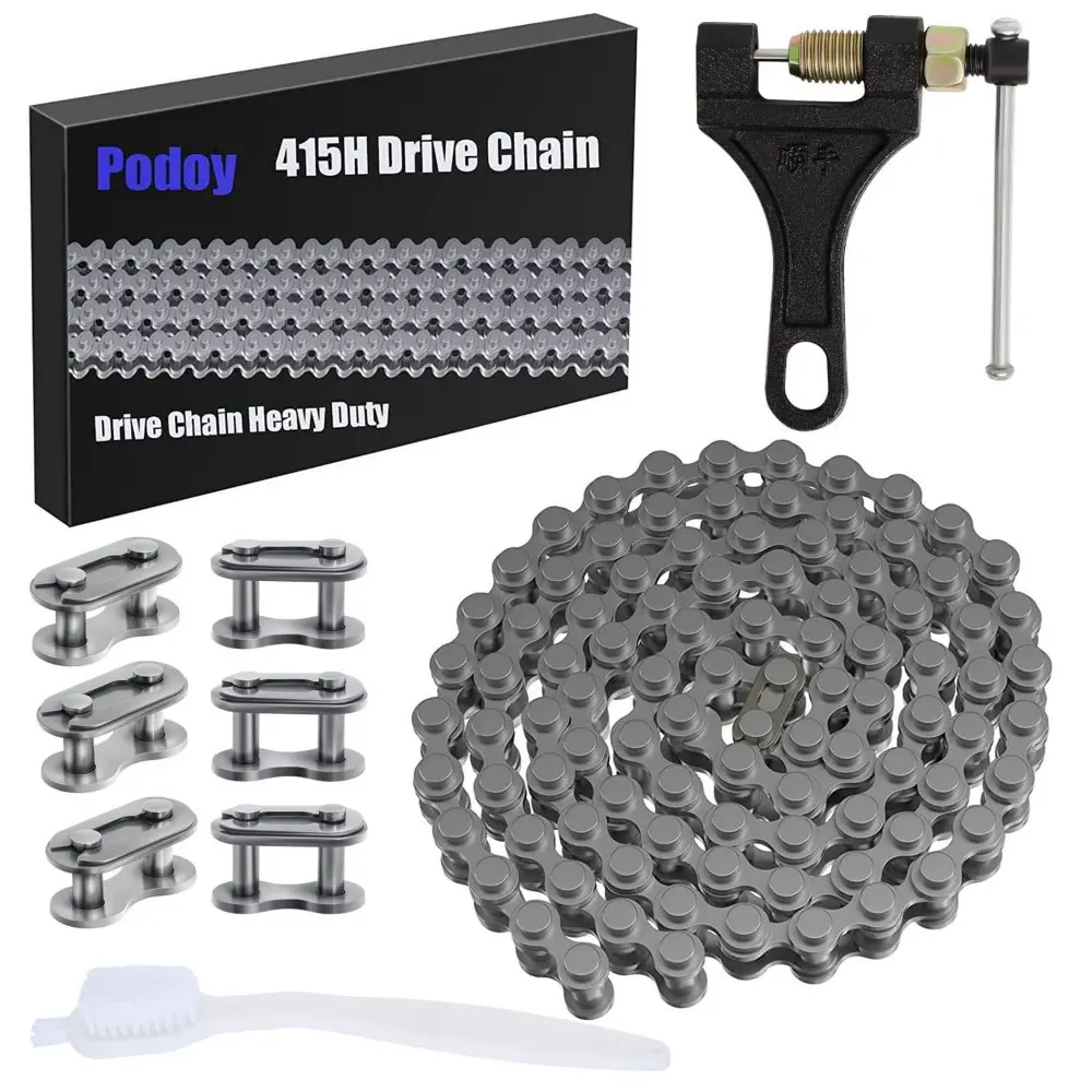 415H Motorized Chain 110 D Dirt Chain Heavy Duty For 80cc,49cc,60cc,66cc 2 Stroke Motor Racing Parts