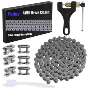 415H Motorized Chain 110 D Dirt Chain Heavy Duty For 80cc,49cc,60cc,66cc 2 Stroke Motor Racing Parts