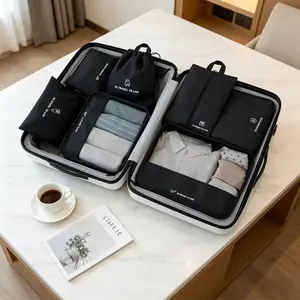 7 Pcs Travel Packing Cubes, Luggage Organizer Bags Set