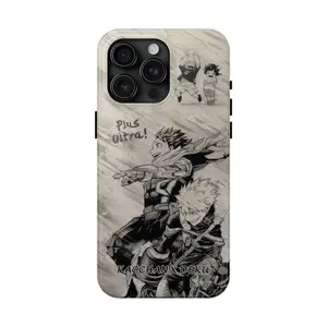 Deku and Bakugo My Hero Academia Phone Case Suitable for iPhone 17-11 Pro Max/Plus and  Samsung Galaxy S23-25