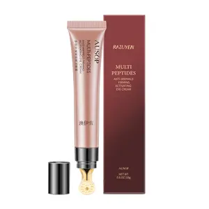 RAZUYEN Anti-Aging Caffeine Eye Cream with Metallic Applicator, Eyebag Remover, Under Eye Cream Skin Care Anti-Wrinkles, Fine Lines, Dark Circles, 0.6 OZ anti-aging hydrating