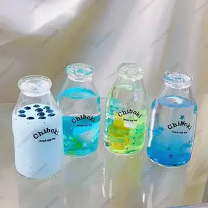 Boba Bottle Stress Ball Squishy Toy Water Bottle Fidget Toys ASMR Sensory Novelty Toys For Kids and Adults Anti Stress Relief