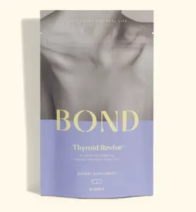 BOND Thyroid Revive Supplement - Dietary Vitamin Blend, Hormone and Thyroid Support for Women* Vitamin Capsules Healthcare Healthy