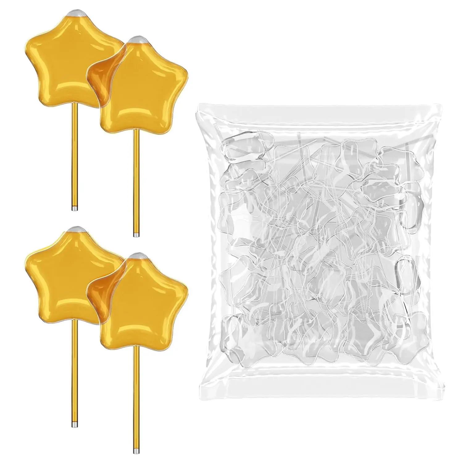 [Star Style]  50 count 4mL Cupcakes Disposable Plastic Transfer Pipettes Liquid Dropper for  or Strawberries Cupcakes, Ice Cream, Mini Cakes, Waffles, 's Painting