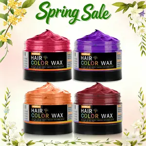 Goiple 4oz Temporary Hair Color Wax Washable Hair Chalk for Men Women Kids Blue Purple Pink Green DIY Party Styling