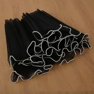 5 Yards Long Pleated Wavy Bouquet Wrapping Mesh, 1 Count Flower Wrapping Mesh, Cuttable Wavy Yarn Decoration Florist Supplies, Flower Twist Pattern