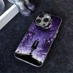 Anime Solo Game Leveling Phone Case Compatible with iPhone 17, 16, 15, 14, 13, 12, 11 Pro Max, X, Air, XS Max, Plus, Featuring a Shockproof Matte Back Cover Case Phone Funny