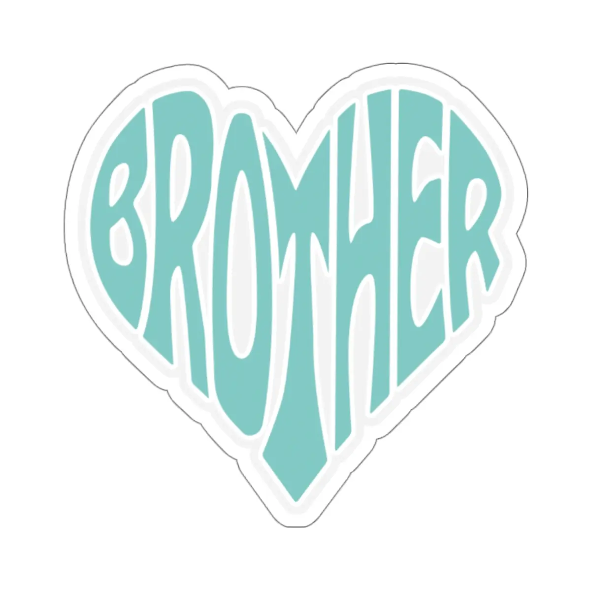 BEST BROTHER Kiss-Cut Stickers