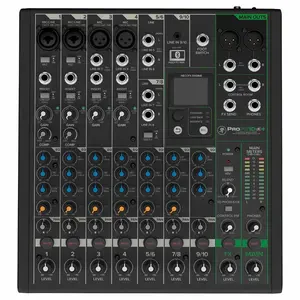 Mackie ProFX10v3+ 10-Channel Analog Mixer with Enhanced FX, USB Recording Modes & Bluetooth