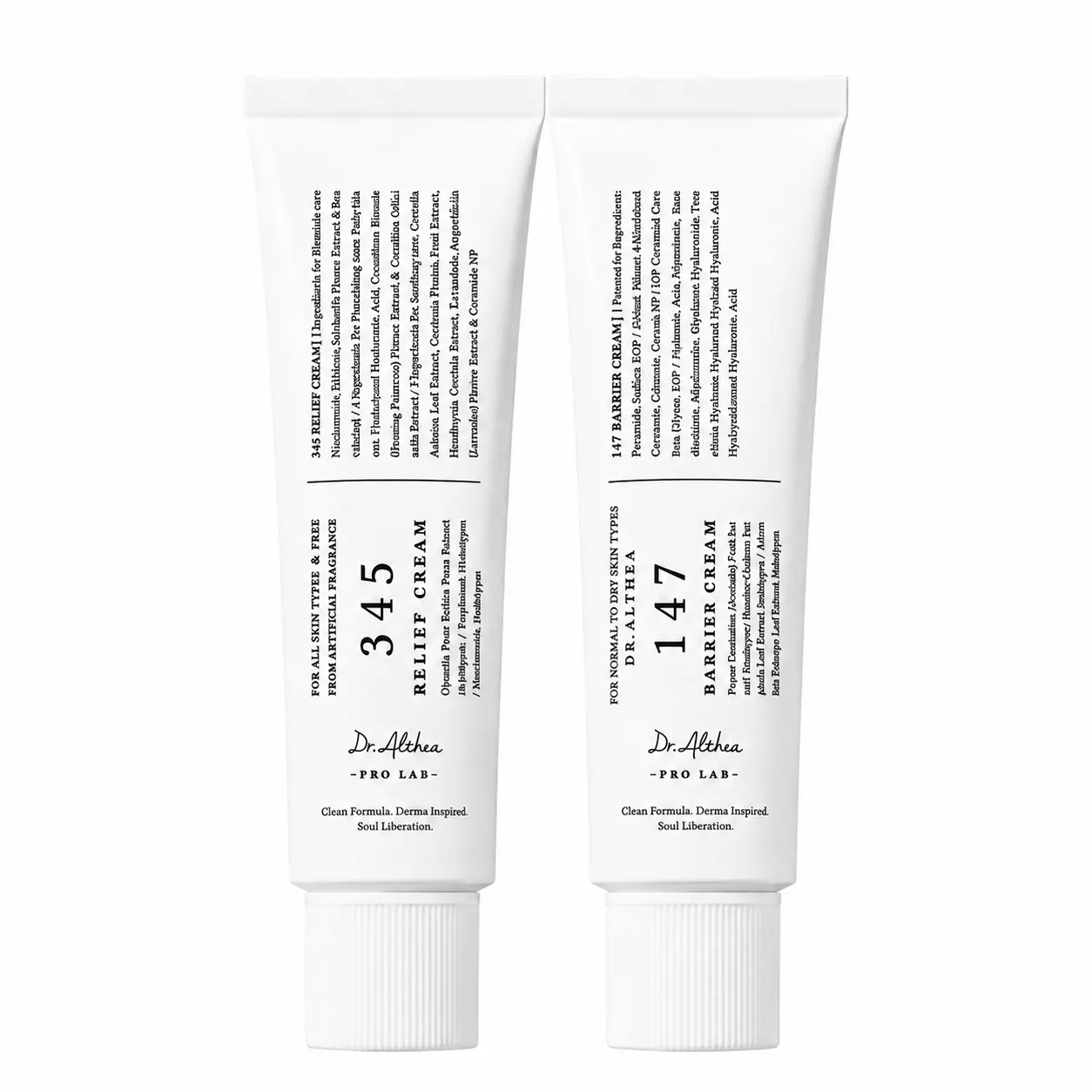 Dr. Althea Face Moisturizer – 147 Barrier / 345 Relief | Hydrating & Soothing Cream with Hyaluronic Acid, Ceramides & Niacinamide (1.7 fl oz)