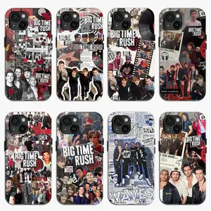 Bi.g Time Rush Phone Case, Phone Case For iPhone 16 15 14 13 12 11 X SE & Samsung S25 S24 S23 S22 S21 Gifts For Fans Men Women WOQ
