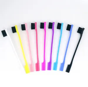 Bling Hair Gifts Bangs brush for hair, Bristle Hair Brush Edge Control Brush Teasing Comb for Women