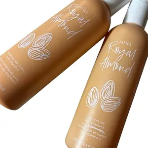 Royal Almond Rich Body Oil with Vitamin E 8.4 Fl Oz - and body lotion 8.4 Fl Oz Moisturizing Body Care