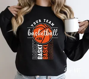 CUSTOM Basketball Shirt, Mascot Template Shirt, Basketball Team Template Shirt, Your Team Shirt, Basketball Mascot, Basketball Team Shirt, Personalized