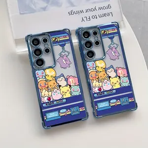 Cute Cartoon Elf Game Doll Phone Case for Samsung Galaxy S25 S24 S23 S22 S21 Fe Ultra Plus 4g 5g, Anti-Drop Shockproof Transparent Soft Back Cover