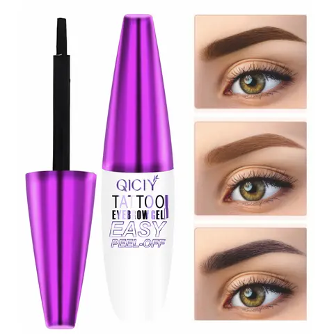 Unisex Adult Tinted Brow Gel Makeup - Eyebrow Thickener, Volumizing Eyebrow Enhancer with Glycerol, Long-Lasting, Waterproof, Smudgeproof, Transfer-Proof, Alcohol-Free for Precisely Sculpted Brows (All Skin Types)