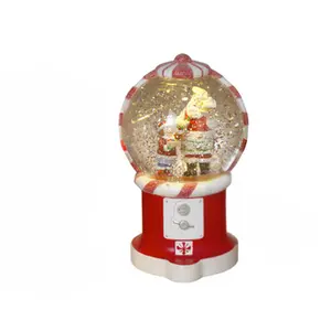 Candy Machine with Santa Water Lantern