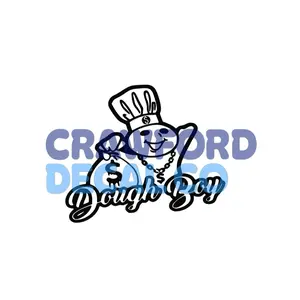 Dough Boy Inspired Decal for Trucks, Cars, and More - Easy Application, Convenient Customization, No Residue or Damage