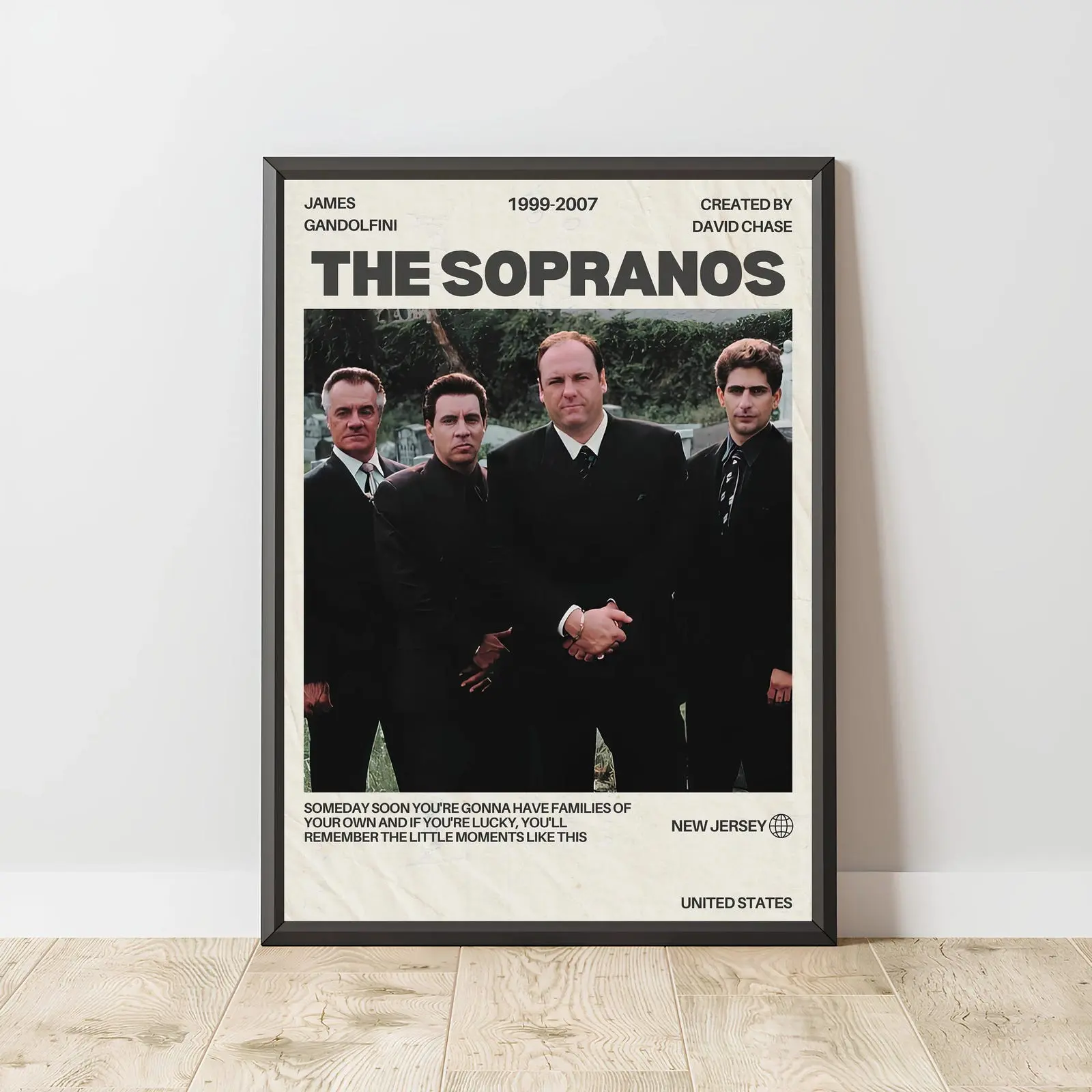 The Sopranos Tv Show Poster | Tv Show Print | Tv Series Gifts | Aesthetic Poster | Poster Download Print | Home Wall Art Decor | Vintage Decoration Artistic