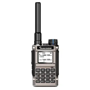 Quansheng UV-K1(8) Air Band Handheld Walkie Talkie 50-600MHz Full Band Receive UHF VHF Ham Radio Wireless Frequency Copy Type-C Charging