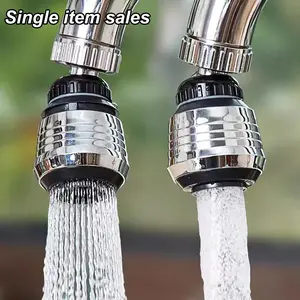 360 Degree Swivel Faucet Aerator, Water Saving Multi-mode Faucet Sprayer, Bubbler Pressurized Faucet Accessories for Kitchen Sink, Bathroom Hotel Dormitory