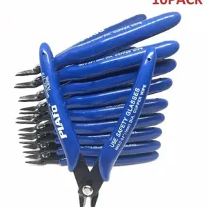 10PCS Model 170 Micro-Shear Ultra Full Flush Side Sprue Cutter Nipper for Jewelry and 3D Model Making with protective cap