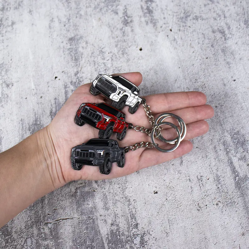 Tundra Keychain Metal Tundra Accessories 2024 2023 2022 - Key Ring Fob Cover Compatible with Toyota Tundra Trd Pro Off Road Toy Truck