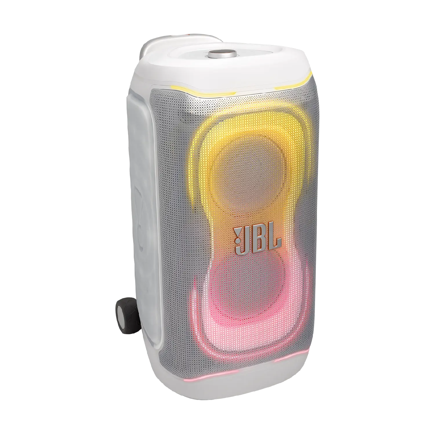JBL PartyBox 330, Portable party speaker with JBL legendary sound, futuristic lighting, a telescopic handle and wide wheels.