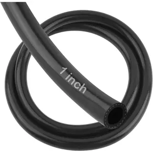 5Ft 1" Heater Hose for Cars Silicone Car Coolant Hose for Transferring Water/Air Straight & Cuttable Car Radiator Hoses Vehicle Accessories Working Pressure 250PSI (1In 5Ft)