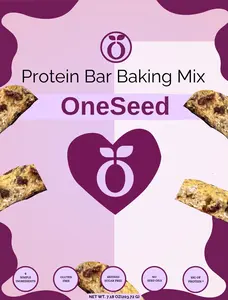 OneSeed Plant-Powered Anytime Mix Vegan Gluten-Free No Refined Sugar No Seed Oils Simple Ingredients Protein Bar Baking Mix