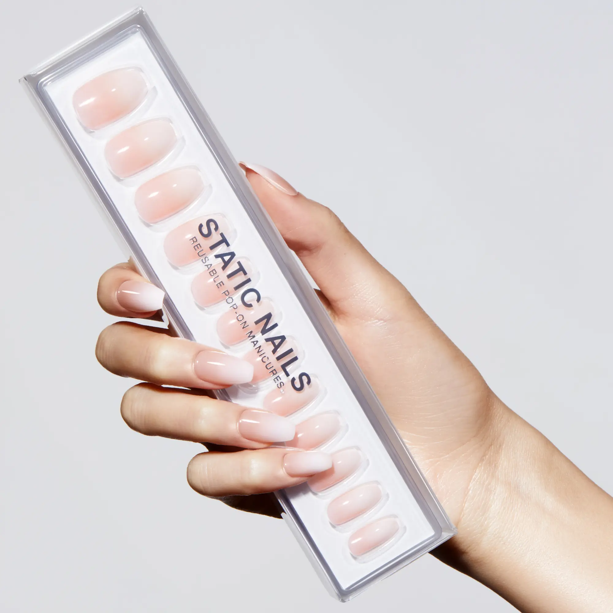 Static Nails Reusable Pop-On Manicures - Mademoiselle Coffin - The Better, Long-Lasting Alternative to Salon Gels, Dips, Acrylics, and Press-On Nails