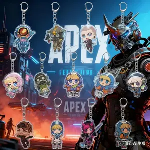 Game Apex Legends Acrylic Pendant Keychains Accessories Car Key Chain Key Ring Phone Bag Hanging Jewelry Gifts