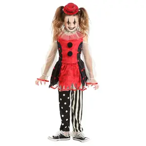 Kid's Creepy Vintage Clown Costume