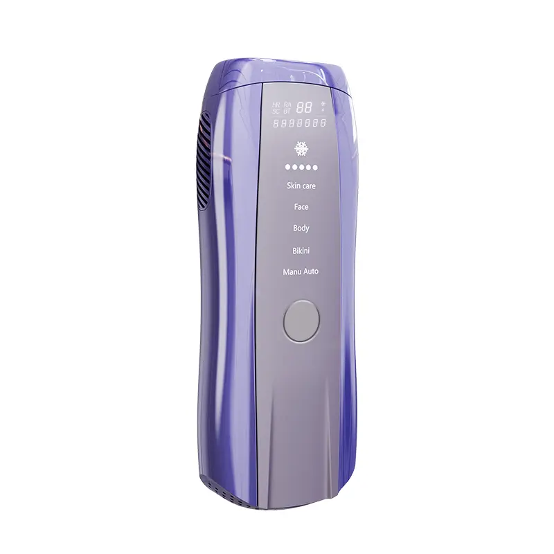 IPL Laser Hair Removal Device with Sapphire Ice-Cooling Technology for Women & Men, Painless Long-Lasting At-Home Hair Remover for Full Body, Face, Bikini Line, Armpits