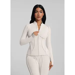 Contour Zip-Up Long Sleeve Top | Catline Collection | Womenswear, Breathable