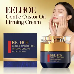 EELHOE Gentle Castor Oil Firming Cream Collagen Infused Hydrating Elasticity Boosting Body Care Cream for All Skin Types Firming Belly Cream