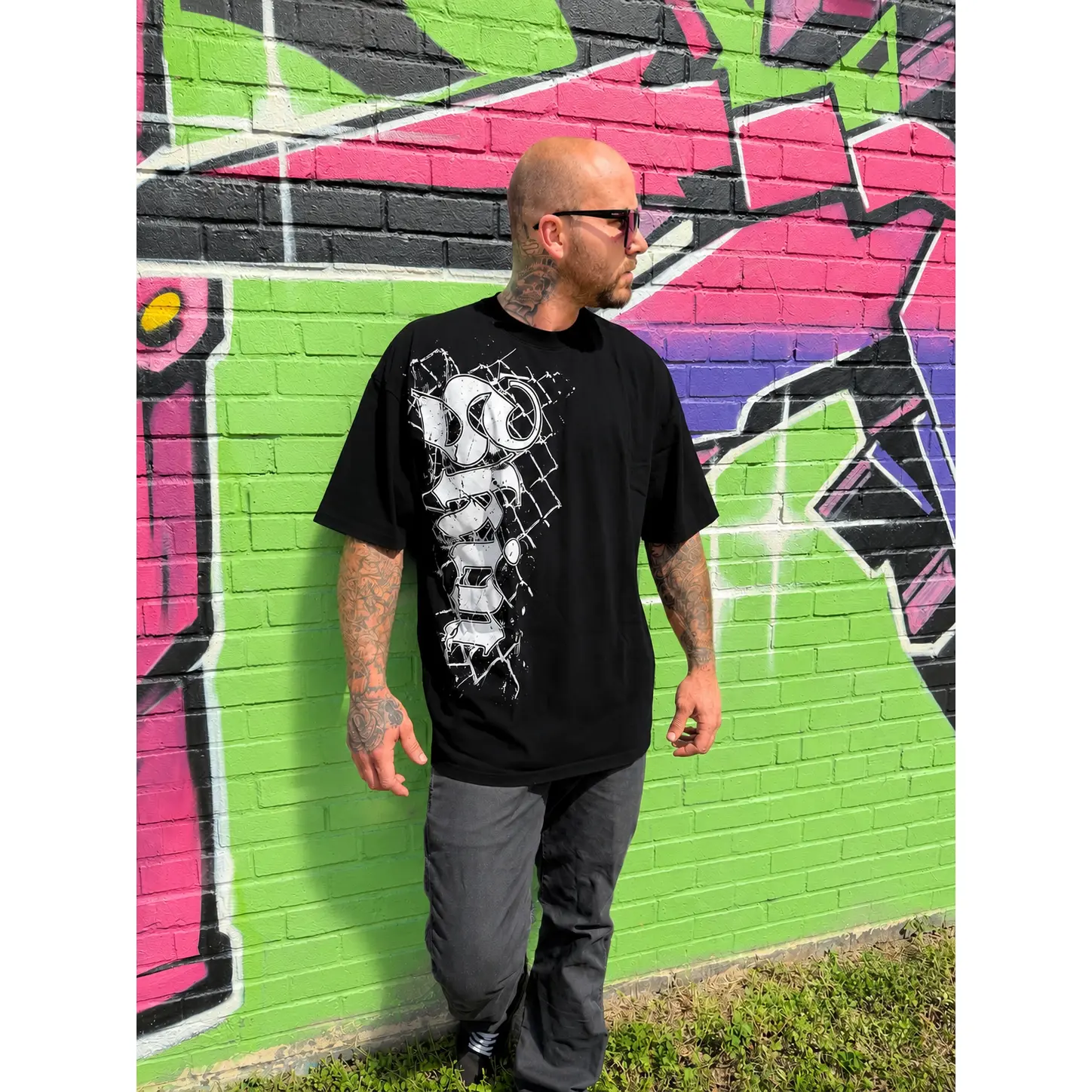 Skin Industries Clothing Men’s S/S Tee Premium | CAGE - Black