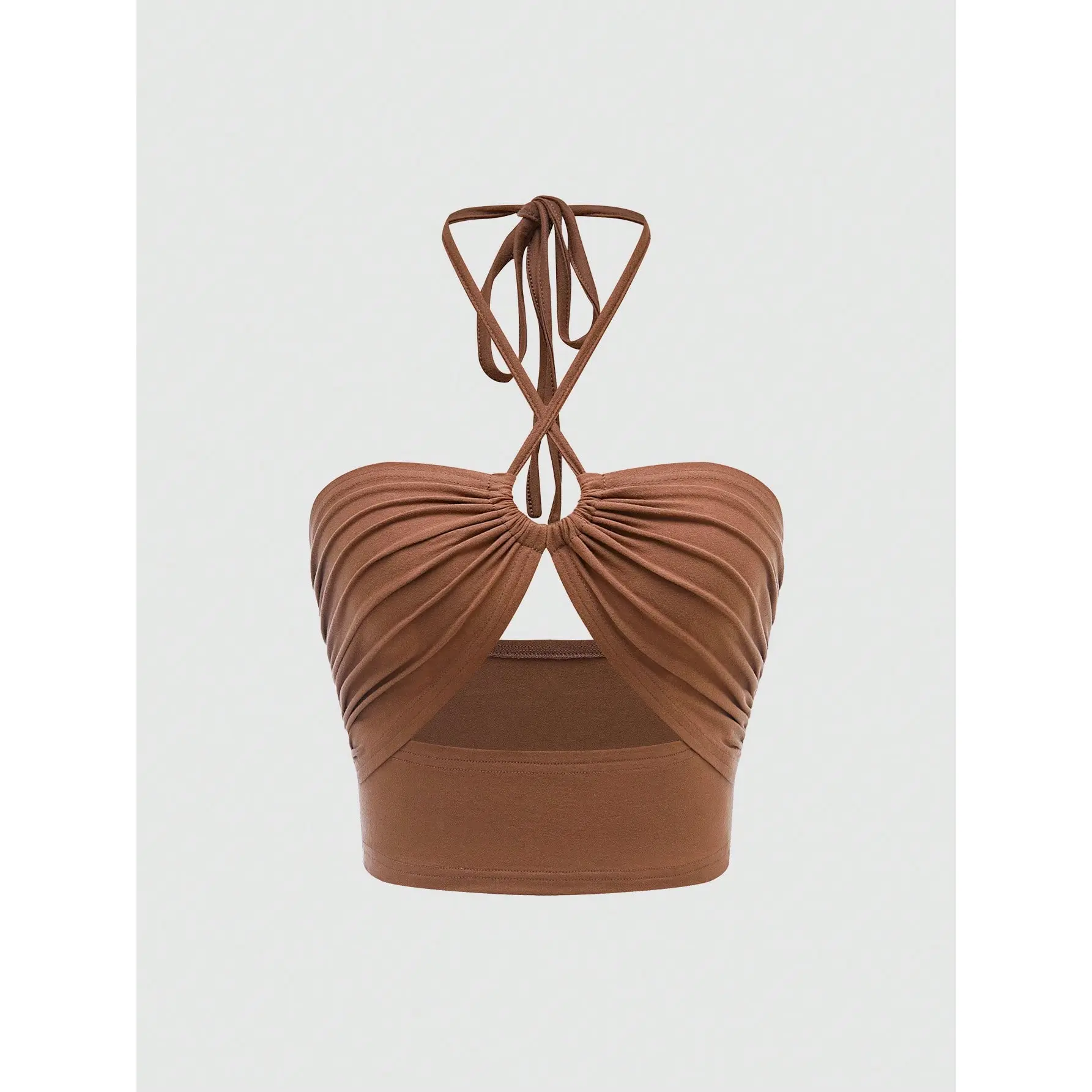 Ruffled Halter Top