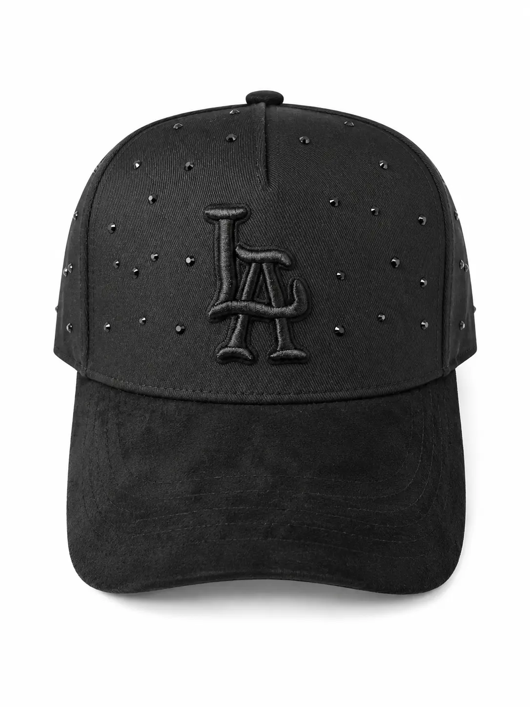All-Black Adjustable Performance Snapback Baseball Cap - Flexfit Cotton, Custom Fit, Embroidered Graphic, Casual Unisex Fashion & Clothes Accessory
