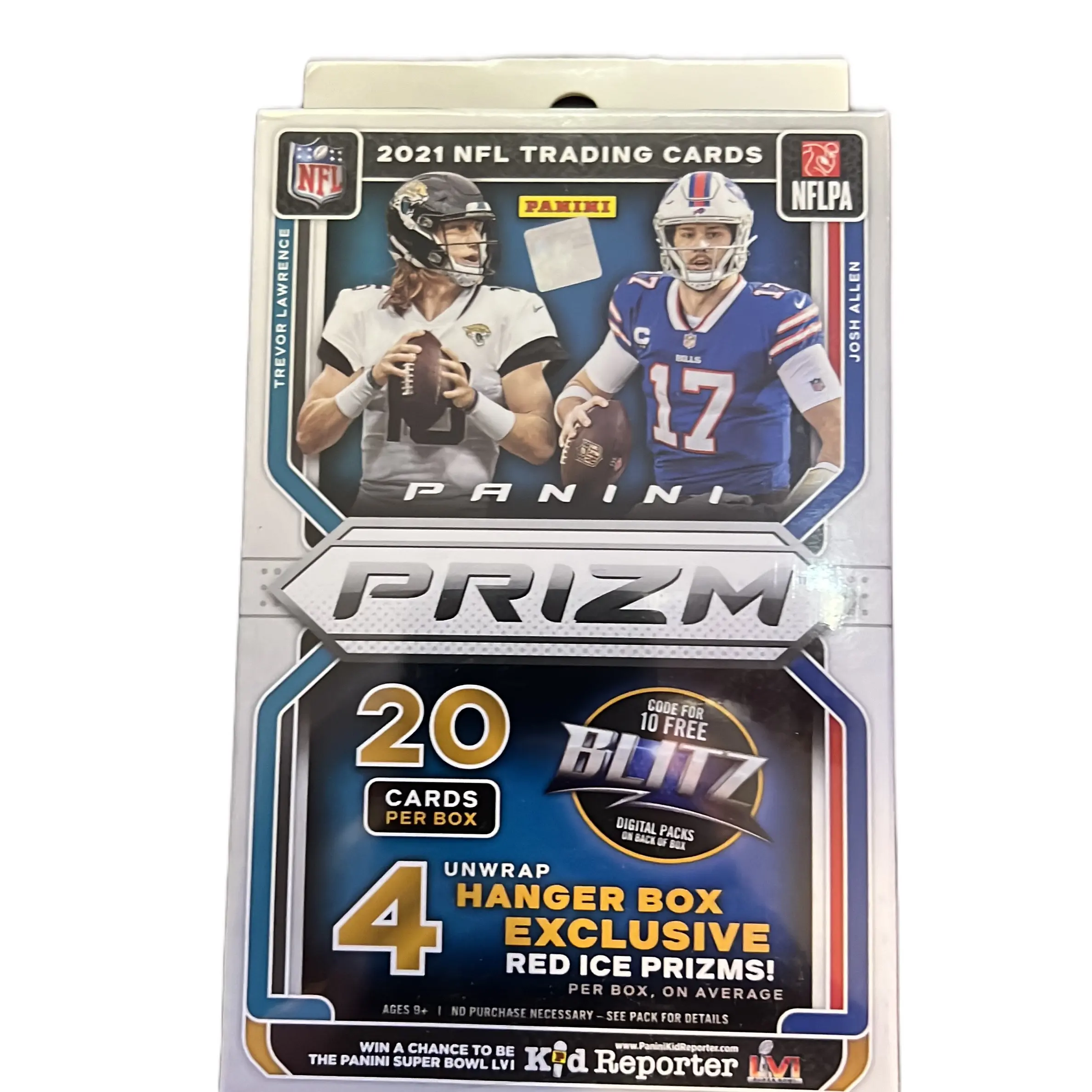 2021 Panini Prizm Football Hanger Box NFL Trading Cards