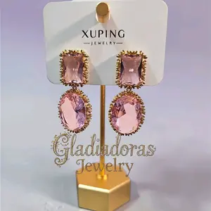 Xuping Baby Pink Elegant Pendant Drop