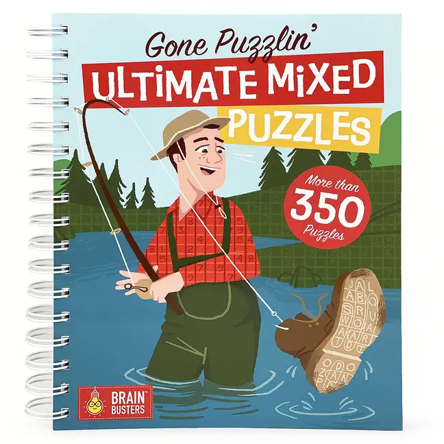 Gone Puzzlin' Ultimate Mixed Puzzles by Parragon Books (Paperback)