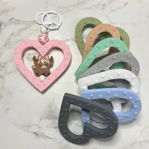 8 pack DIY Heart Rings